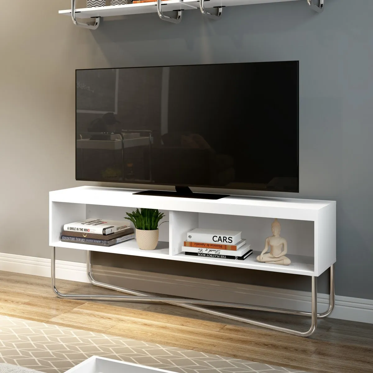 55" Tv Stand - White