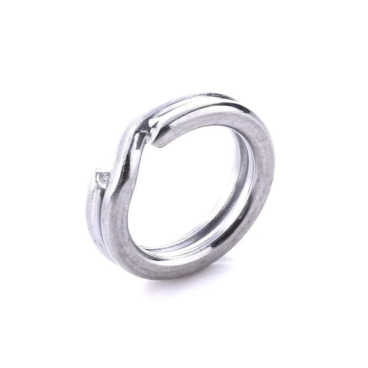 7mm HENGJIA SS010 50pcs /Pack Stainless Steel Flat Ring Fishing Space Fittings