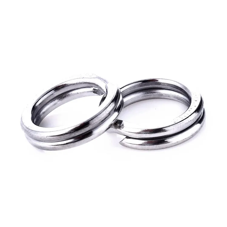 7mm HENGJIA SS010 50pcs /Pack Stainless Steel Flat Ring Fishing Space Fittings