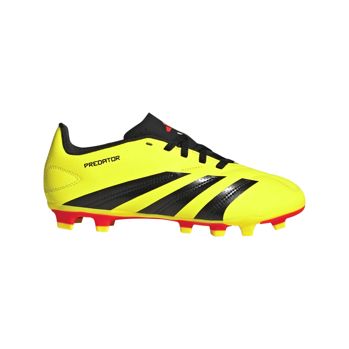 adidas Predator Club FxG Junior Soccer Cleats IG5426 Yellow/Core Black/Solar Red