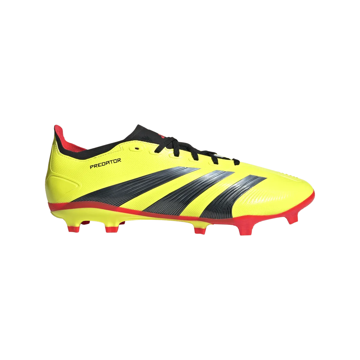 adidas Predator League Firm Ground Adult Soccer Cleats IG7761 Yellow/Black/Solar Red