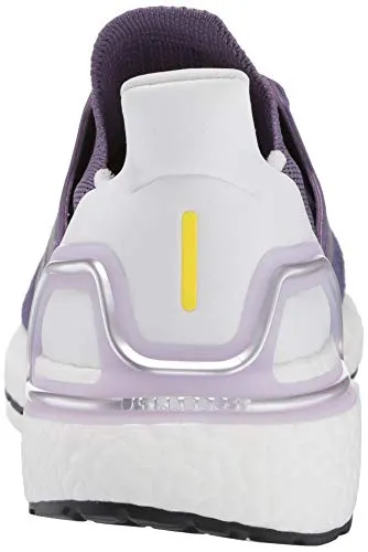 adidas Women's Ultraboost 20 Running Shoe, Purple/Silver Metallic/White, 7 M US