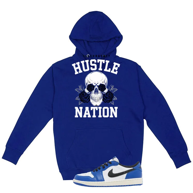 Air Jordan 1 Low OG Game Royal Royal Blue T-Shirt (Hustle Nation)| illcurrency