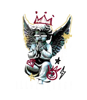 Air Jordan 1 Low OG "Year of the Dragon"  | illcurrency Military Green T-Shirt (Graffiti Angel)