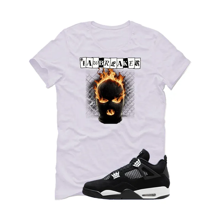 Air Jordan 4 White Thunder White T-Shirt (law breaker)| illcurrency