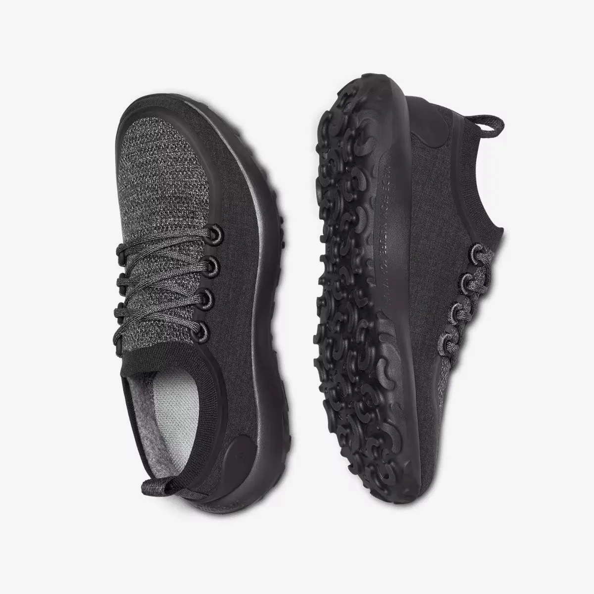 Allbirds Trail Runners SWT - Natural Black (Black Sole)