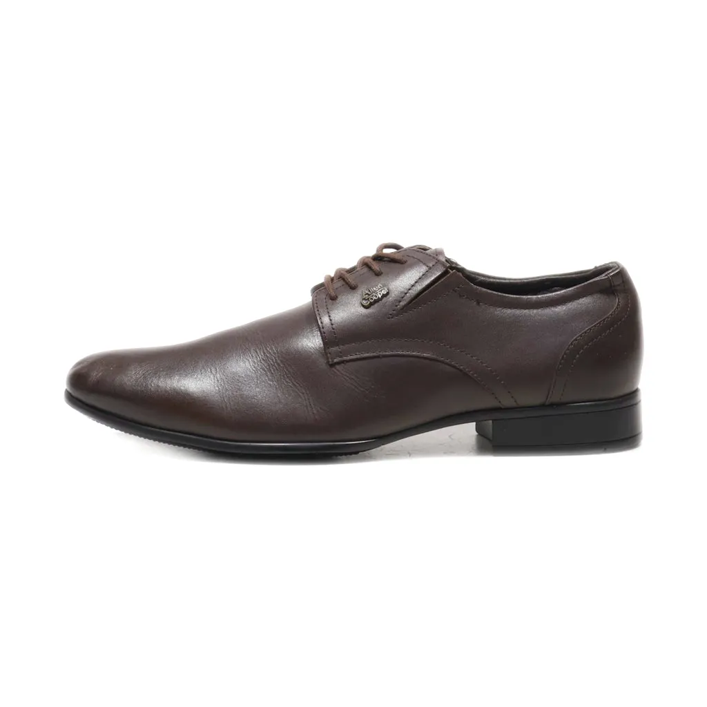 Allen Cooper Formal Lace Ups Leather Brown Colour For Men