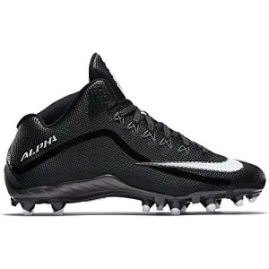 Alpha Pro 2 3/4Td Football Cleats 719927 010 Black/Metallic Dark Grey/White 12 DM Us