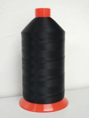 Amann Strongbond Bonded Nylon Thread TEX-45 Black #4000 16 oz. Cone