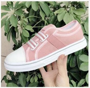 Amozae  2022 Low-Cut Trainers Canvas Flat Shoes Women Casual Vulcanize Shoes New Women Summer Autumn Sneakers Ladies WDHKUN