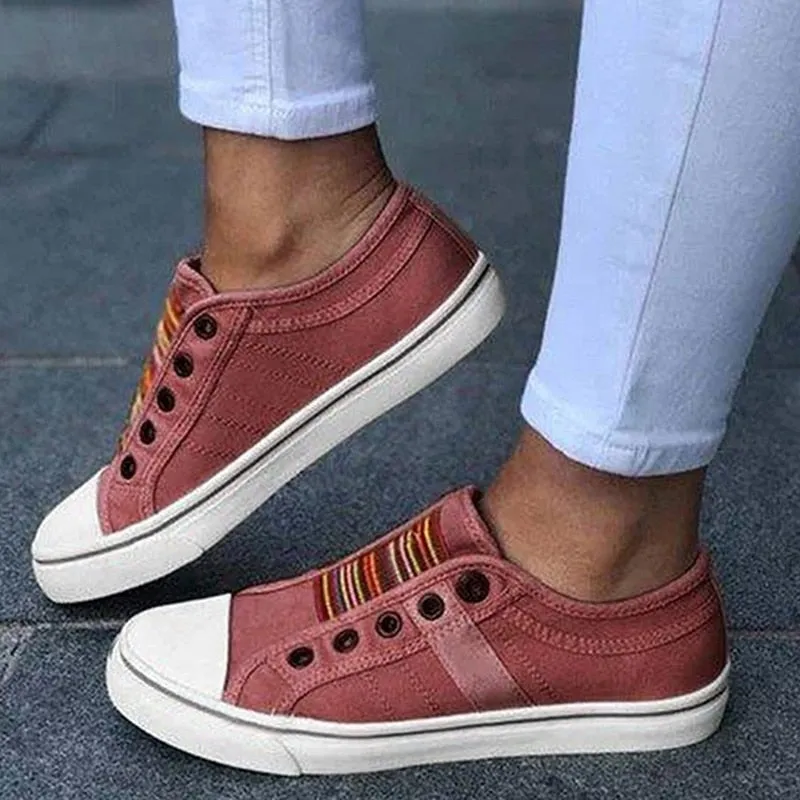 Amozae  2022 Low-Cut Trainers Canvas Flat Shoes Women Casual Vulcanize Shoes New Women Summer Autumn Sneakers Ladies WDHKUN