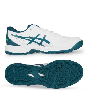 ASICS Gel Peake - Rubber Cricket Shoes - White/Velvet Pine