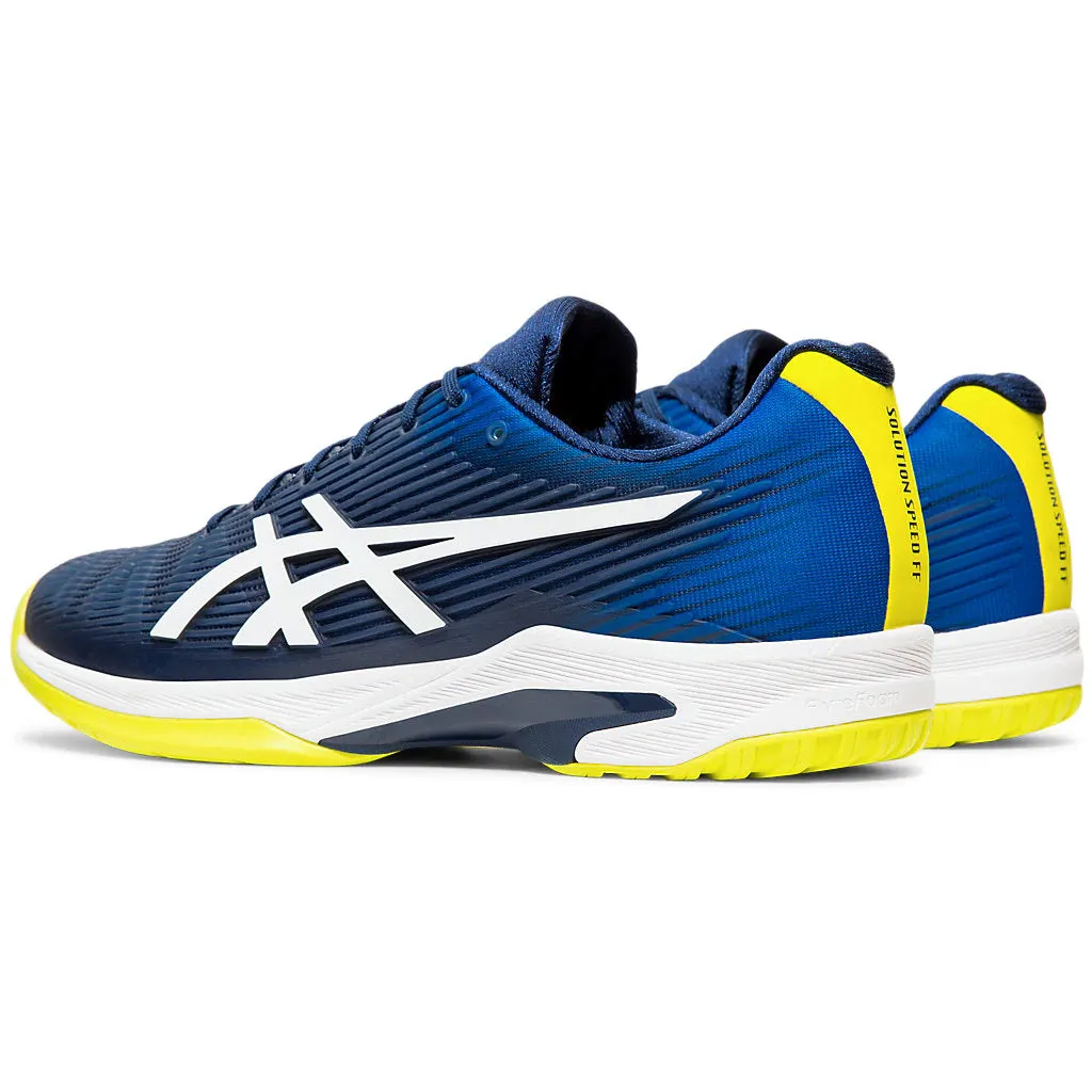 Asics Solution Speed FF Navy White Mens Tennis Shoes