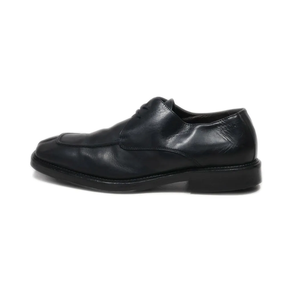 Belmondo Formal Lace Ups Leather Black Colour For Men