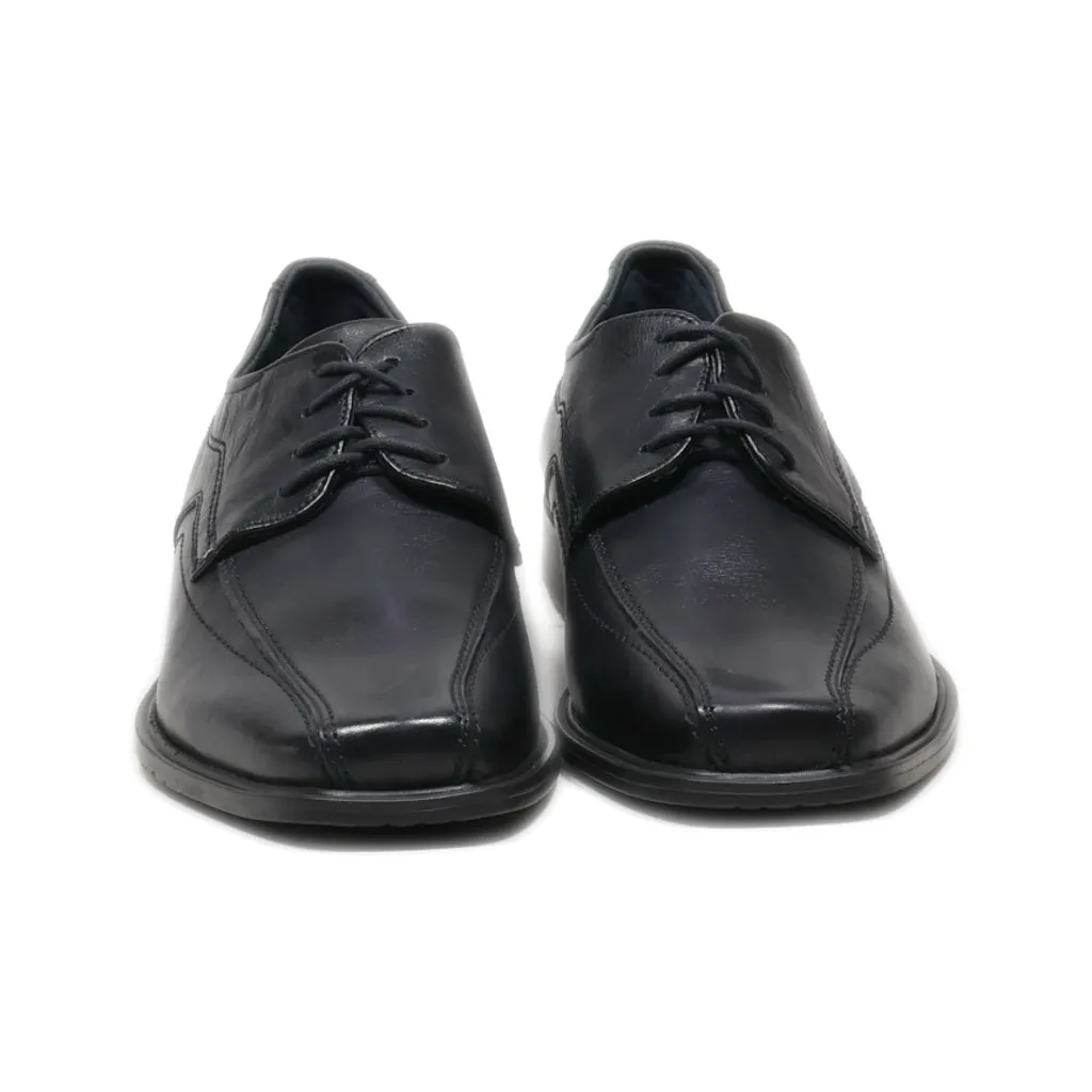 Best Walk Formal Lace Ups Leather Black Colour For Men