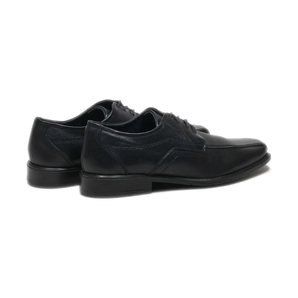 Best Walk Formal Lace Ups Leather Black Colour For Men