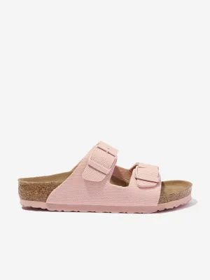 BIRKENSTOCK Girls Arizona TEX Canvas Sandals in Pink