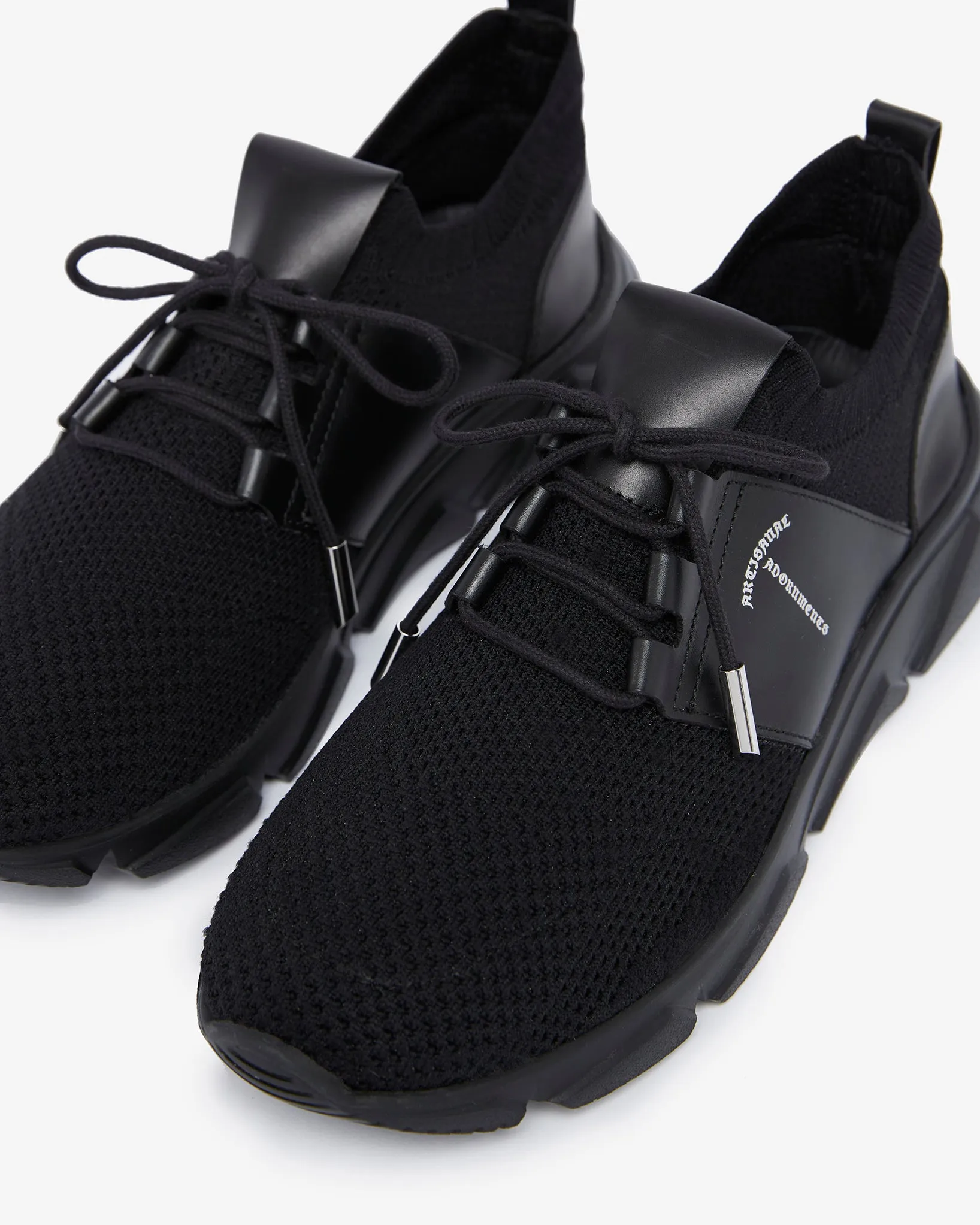 BLACK VENTURE FIT ATHLETIC SNEAKERS