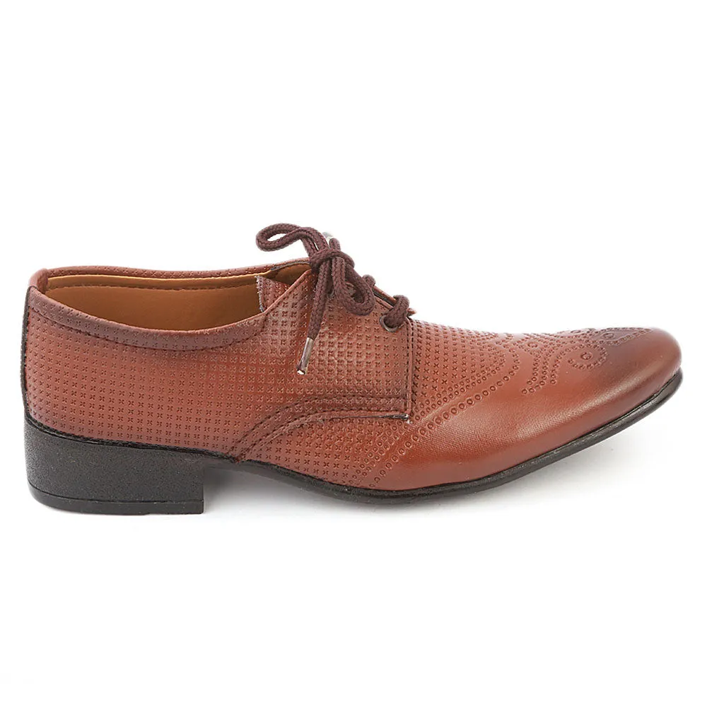 Boys Formal Shoes (002) - Mustard