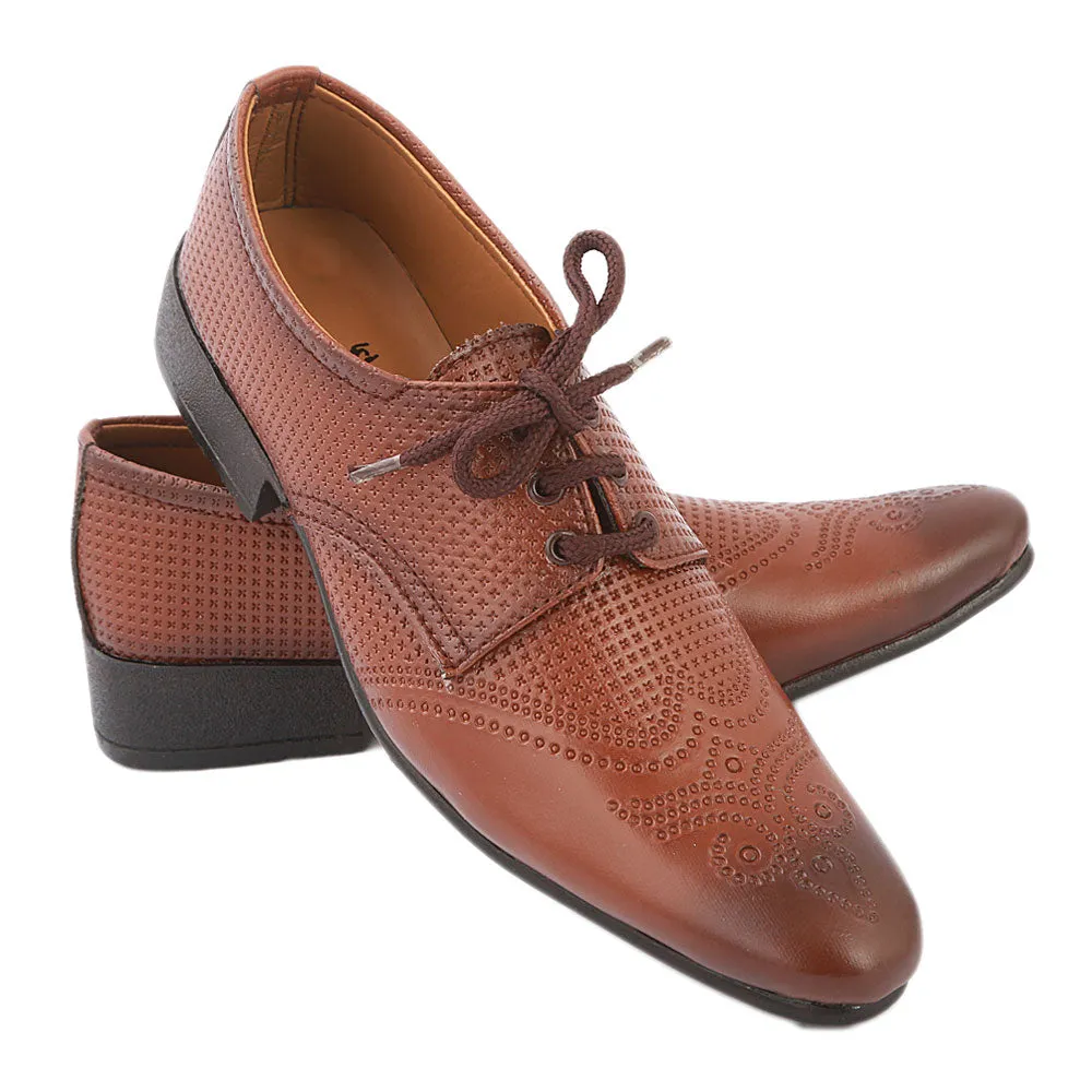 Boys Formal Shoes (002) - Mustard