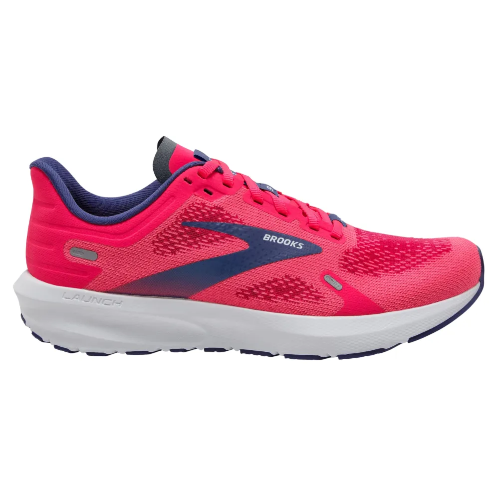 Brooks Launch 9 Pink/Fuchsia/Cobalt Running Shoe (Women's)