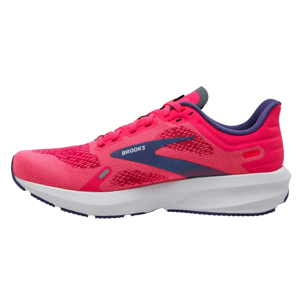 Brooks Launch 9 Pink/Fuchsia/Cobalt Running Shoe (Women's)