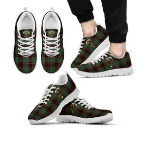 Buchan Ancient Tartan Sneakers with Family Crest