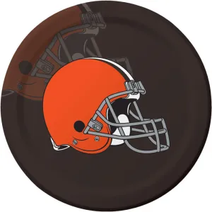 Bulk Cleveland Browns Paper Dinner Plates (96 per Case)