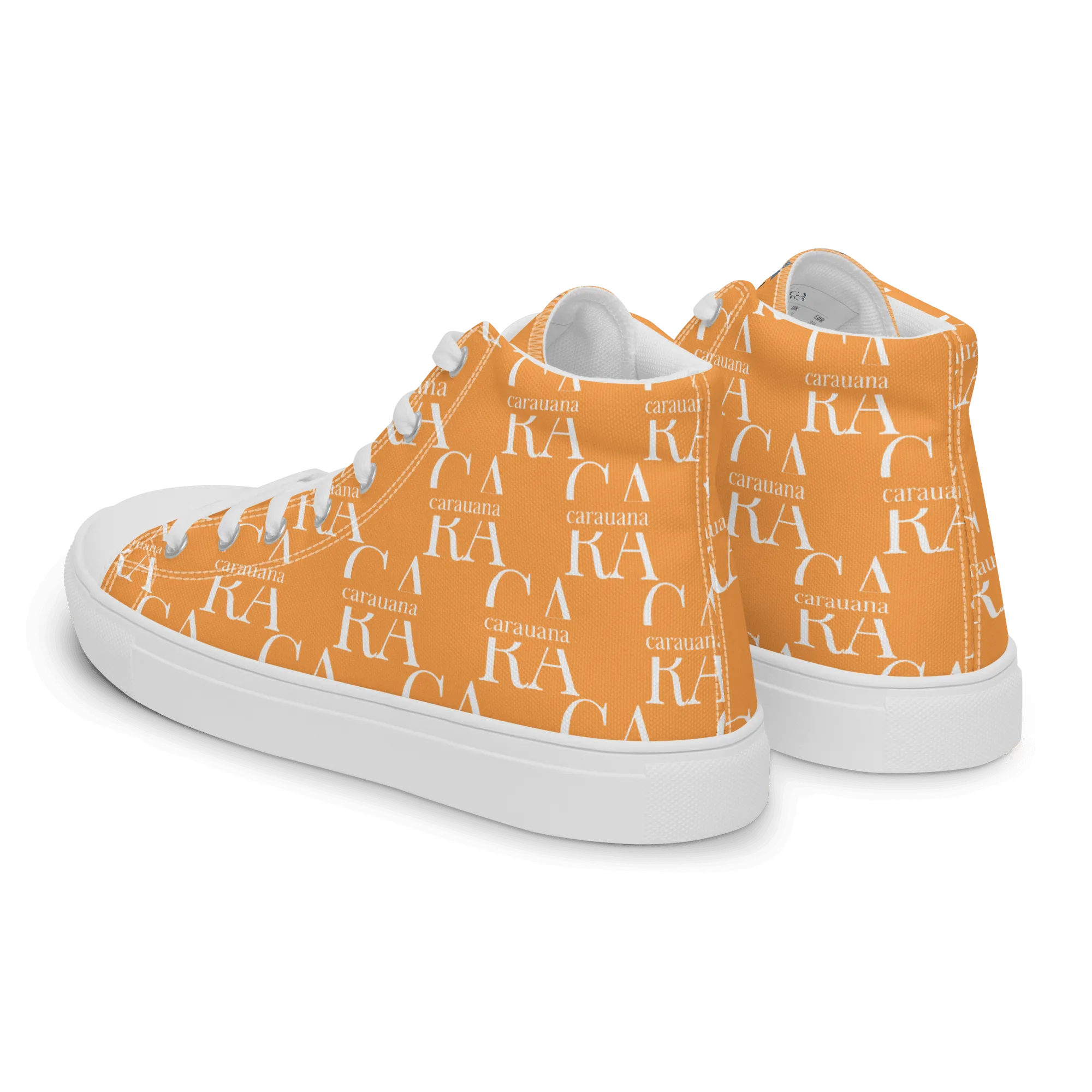 CARAUANA Hip Hop canvas shoes Orange Branded