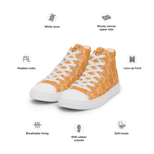 CARAUANA Hip Hop canvas shoes Orange Branded