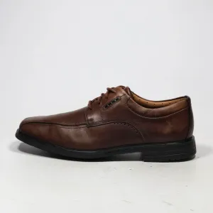 Clarks Unstructured Formal Lace Ups Leather Brown Colour For Men