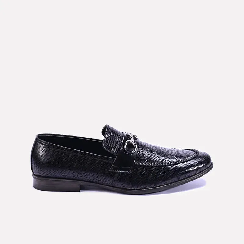 Colin Black Textured Dress Shoes 0111171