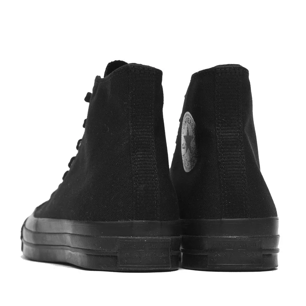 Converse CT 1970s Mono Canvas Black Hi Top