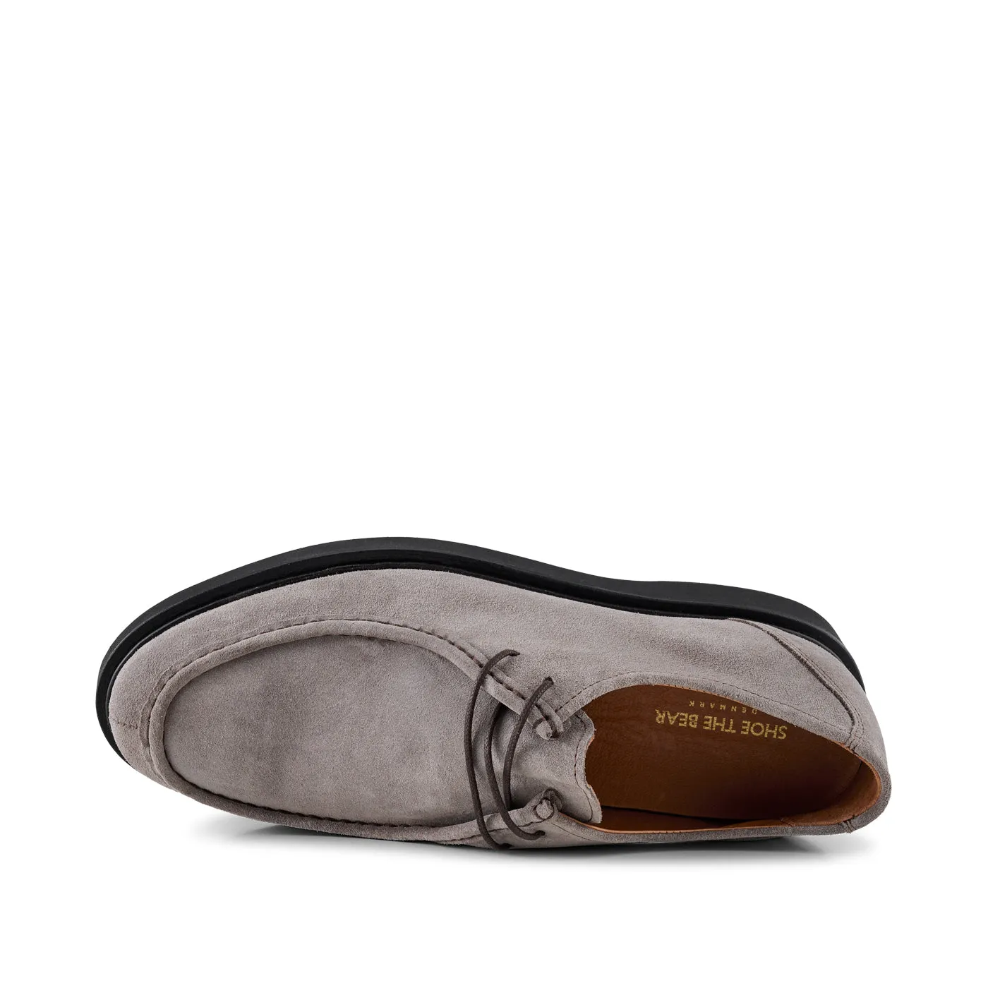 Cosmos apron shoe suede - TAUPE