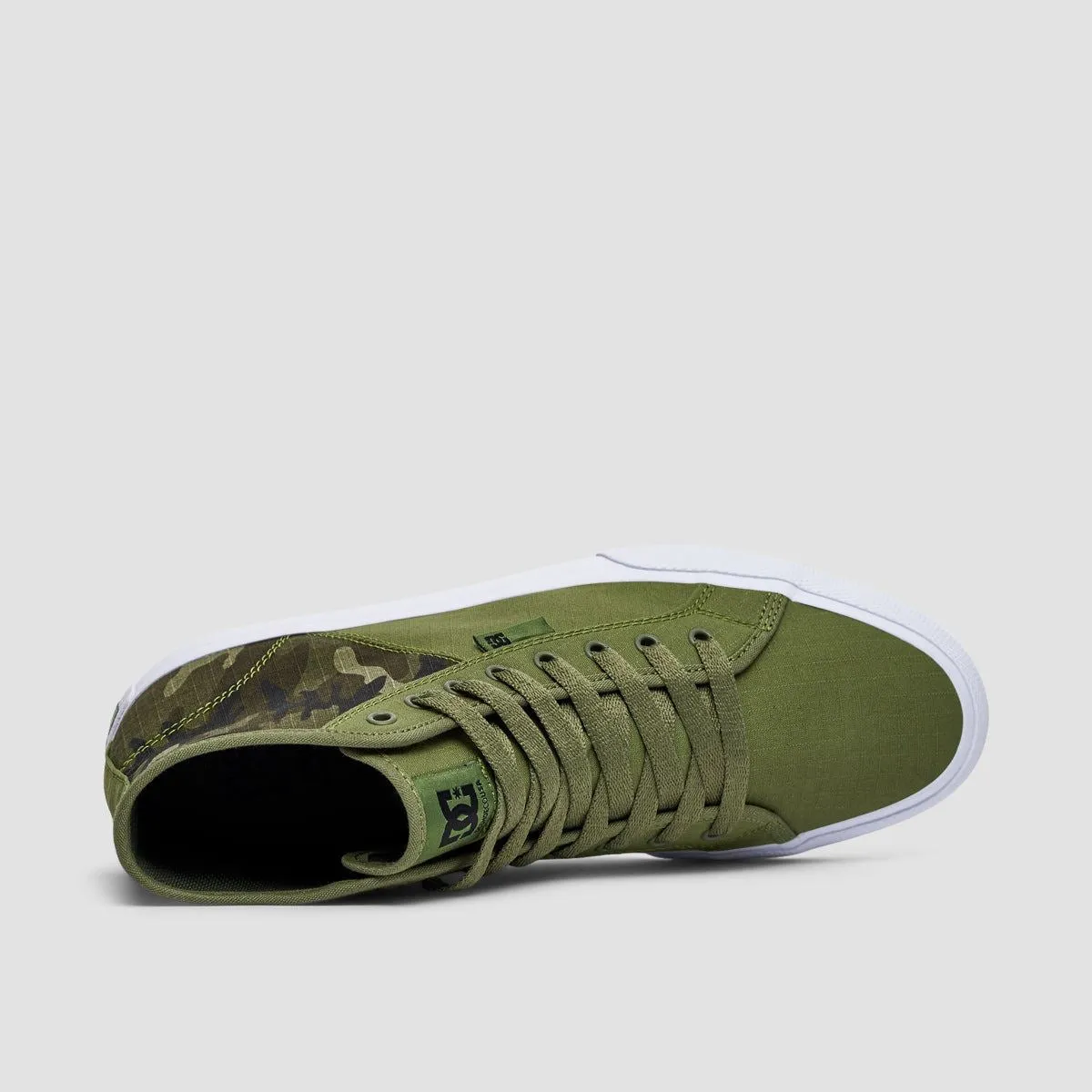 DC Manual Hi TXSE Shoes - Olive Camo