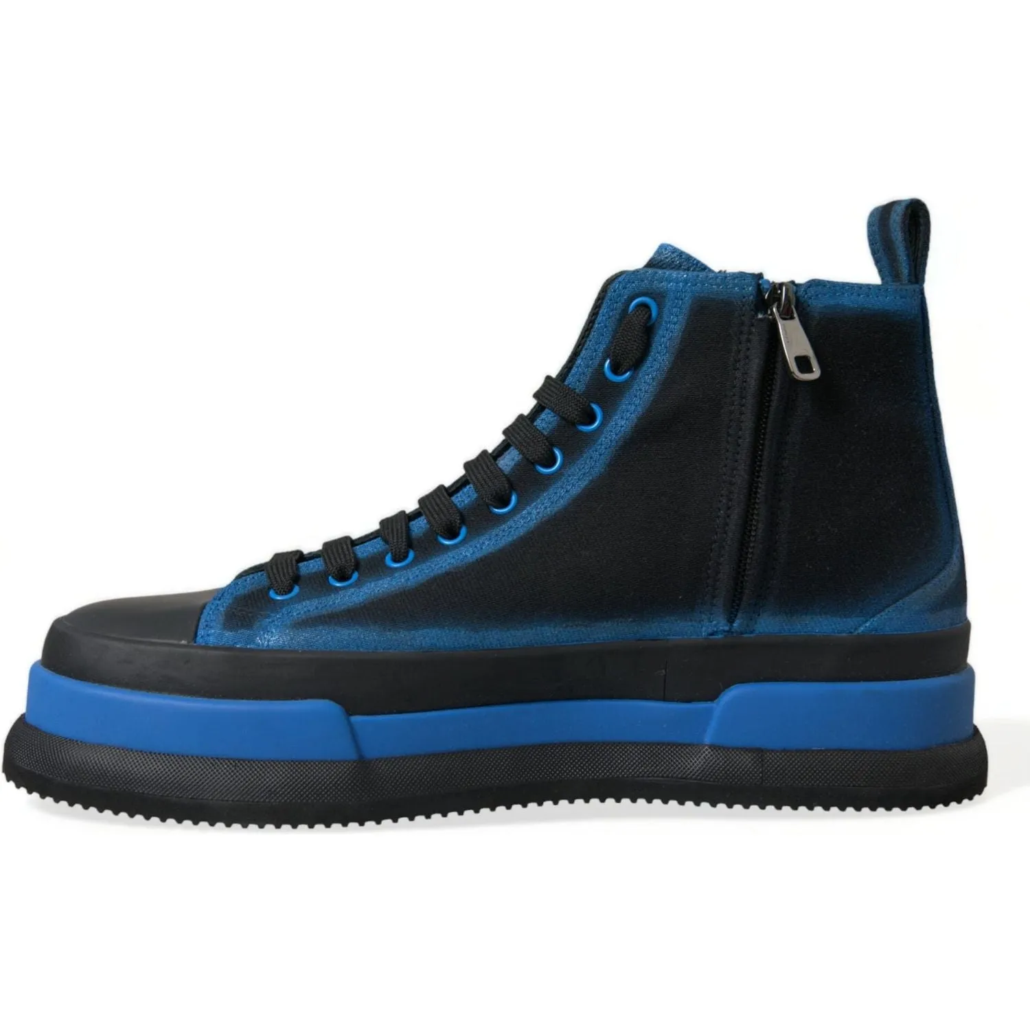 Dolce & Gabbana Elegant High-Top Canvas Sneakers