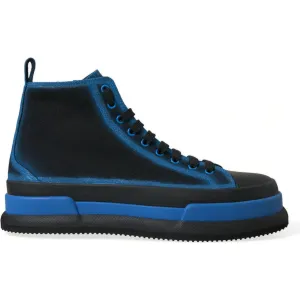 Dolce & Gabbana Elegant High-Top Canvas Sneakers