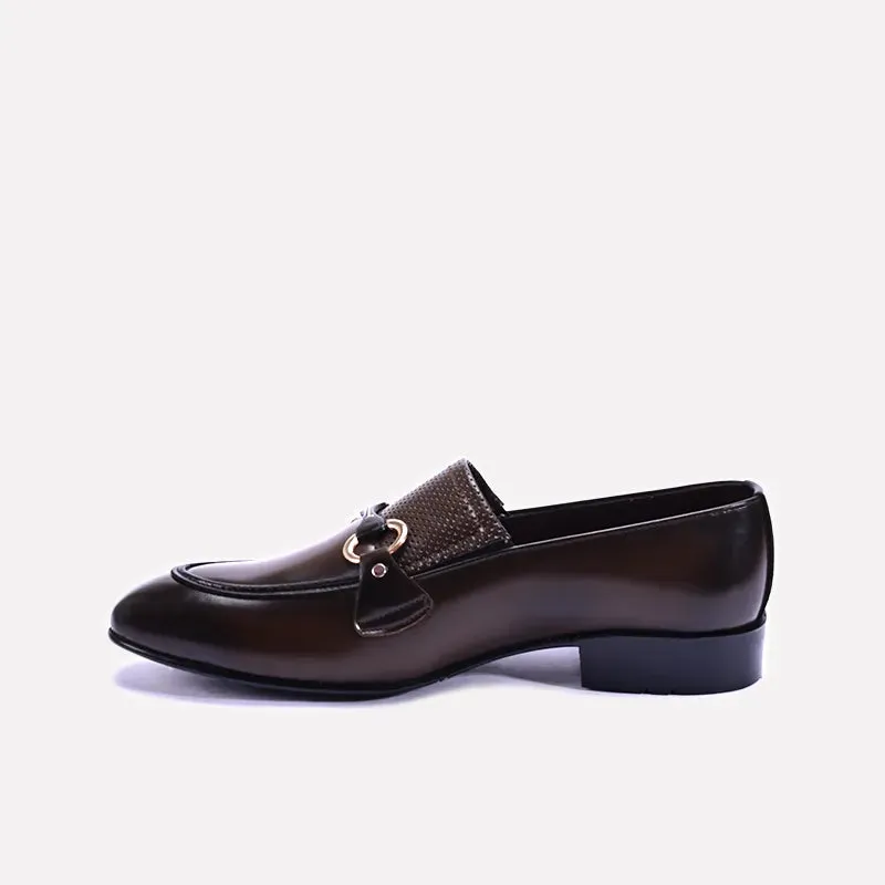 Douglas Brown Loafer Dress Shoes 0111125