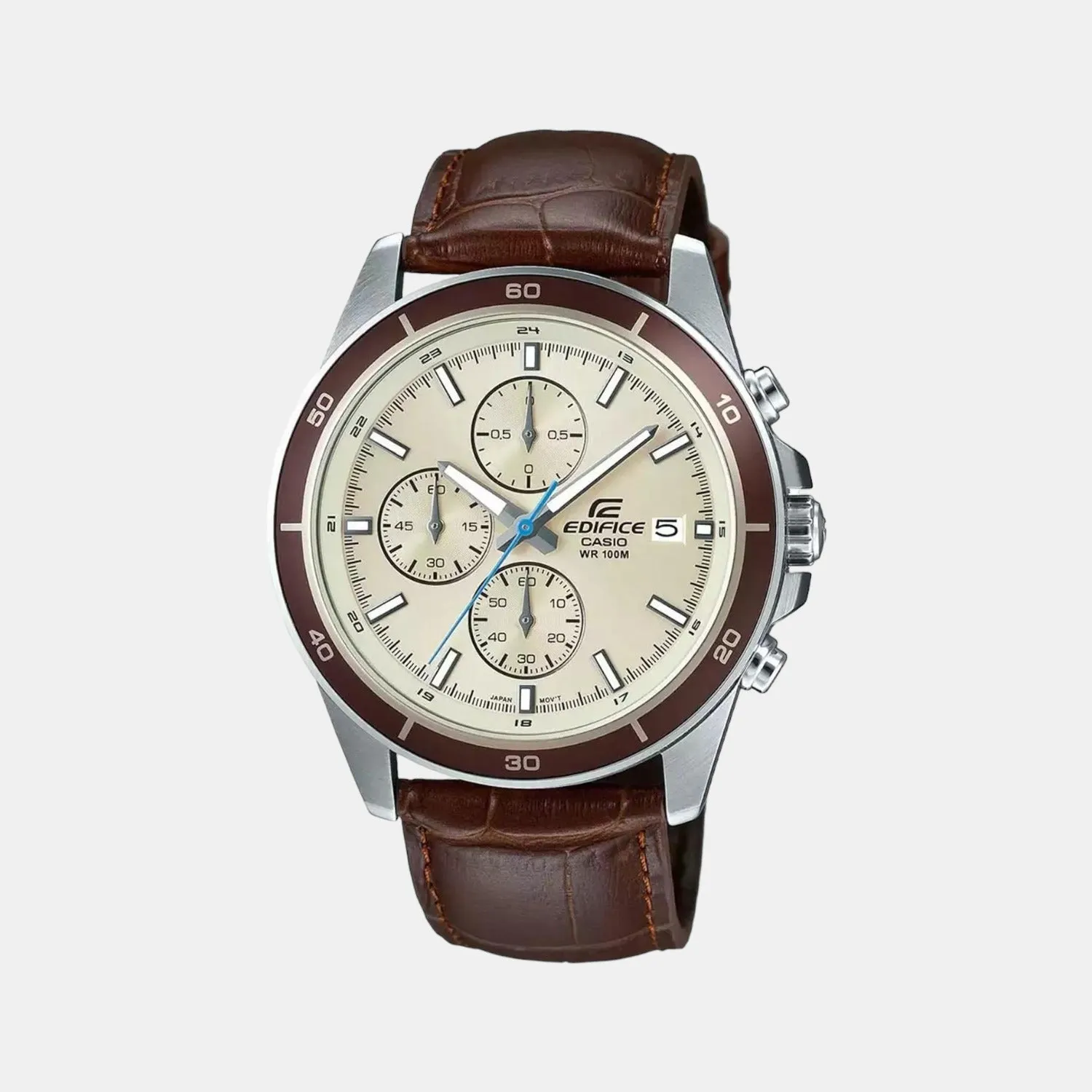 Edifice Men's Leather Chronograph Watch EX303 - EFR-526L-7BVUDF