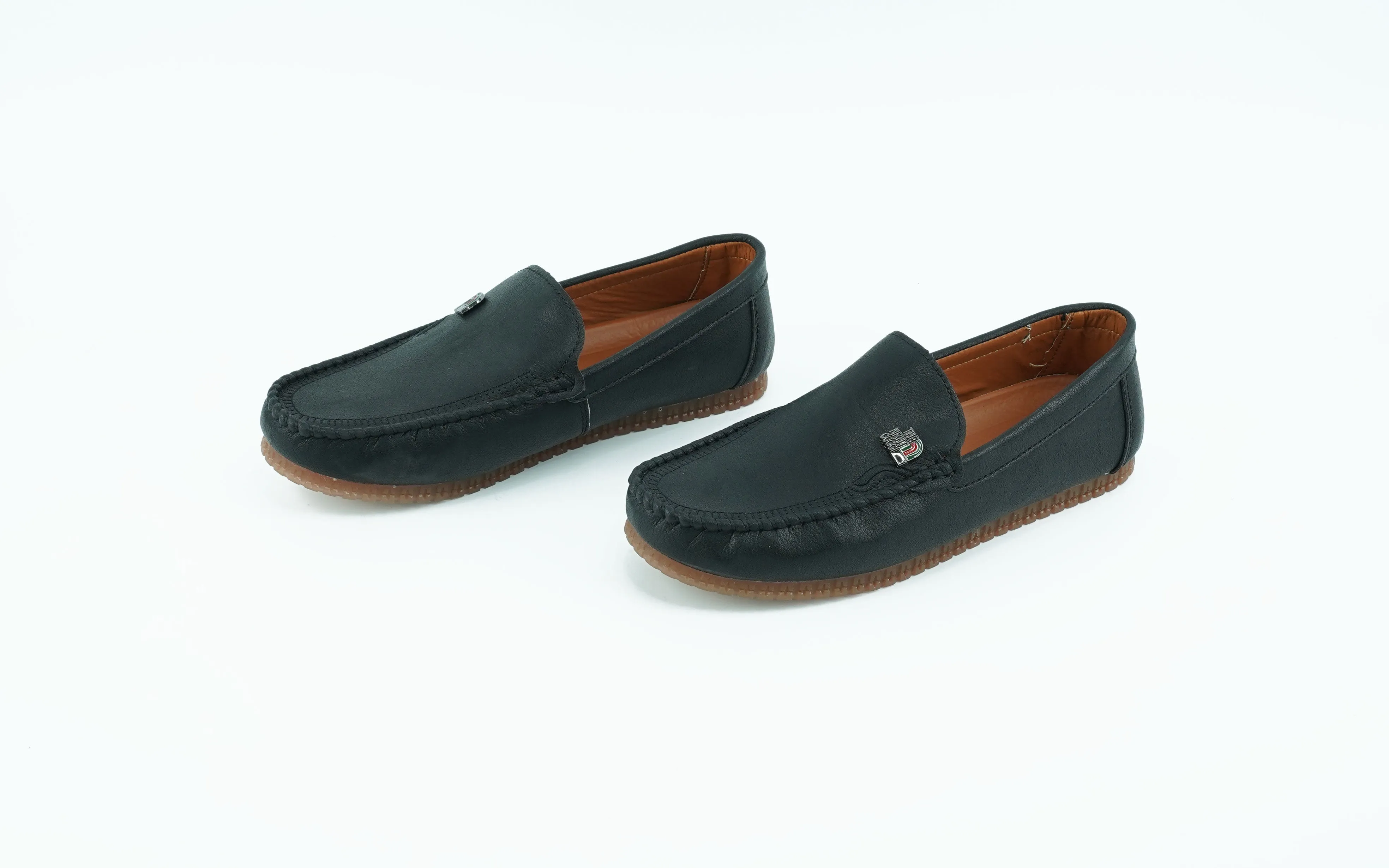 Elegant solid loafers for men