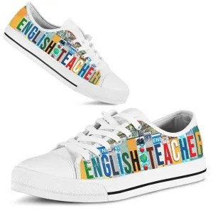 English Teacher Shoes, Teacher Shoes, Low Top Sneakers