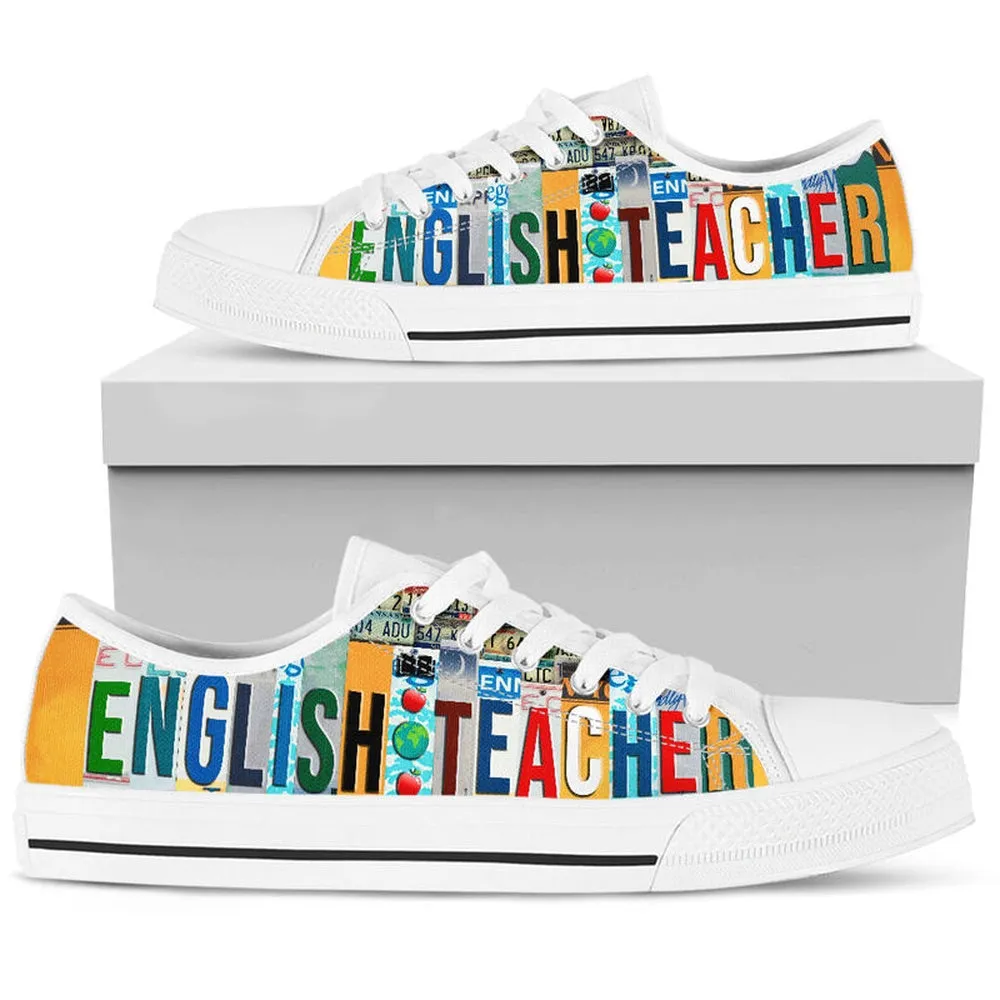 English Teacher Shoes, Teacher Shoes, Low Top Sneakers