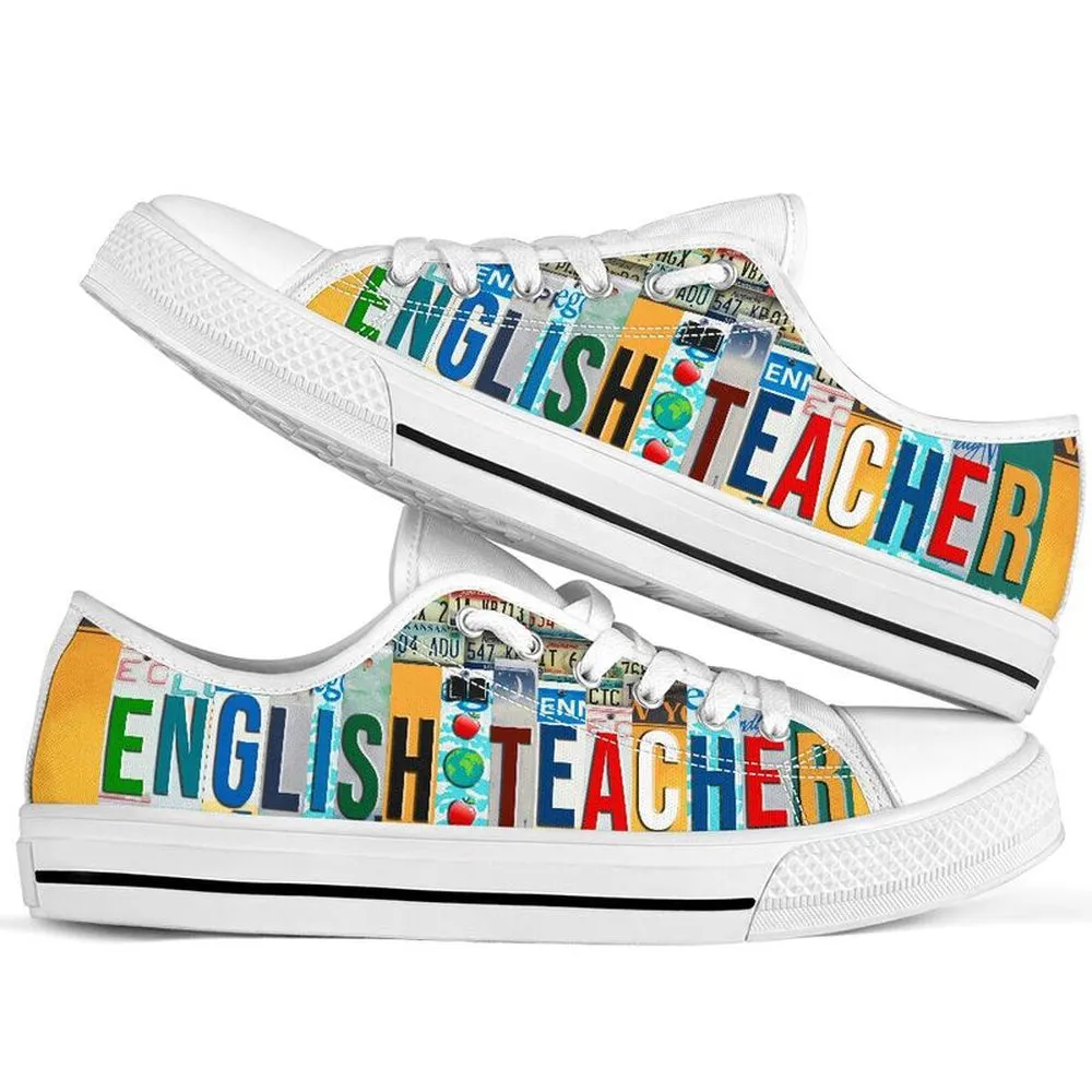 English Teacher Shoes, Teacher Shoes, Low Top Sneakers