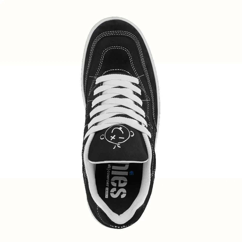 Etnies Snake Black White Skate Shoes