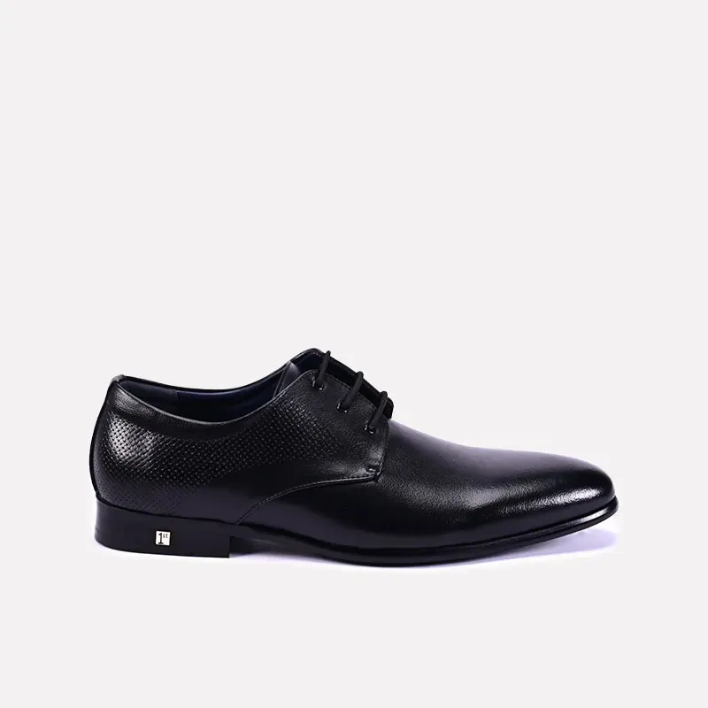 Eton Black Oxford Shoes 0111230