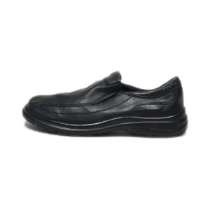 Falcon Formal Slip Ons Leather Black Colour For Men