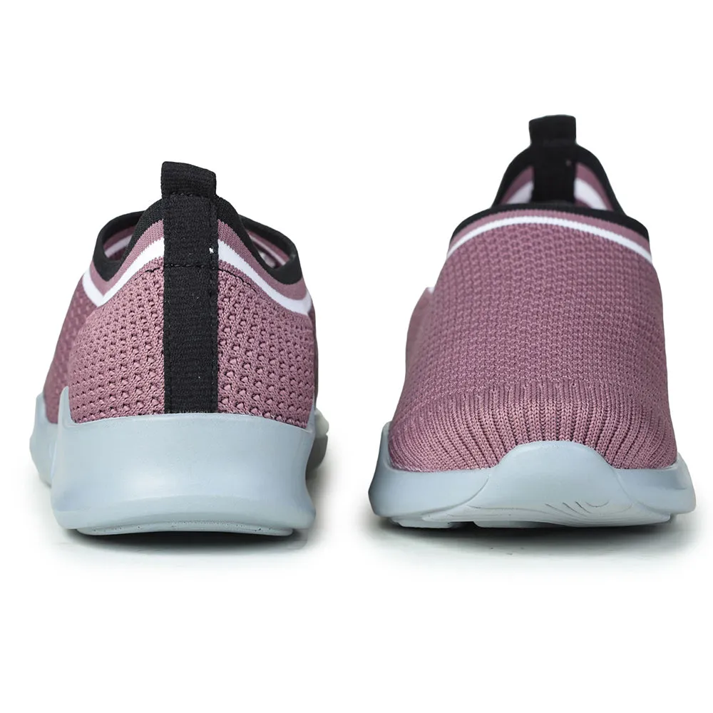 Force 10 Non Lacing Pink Casual Slip On Shoes For Women AVILA-12 By Liberty