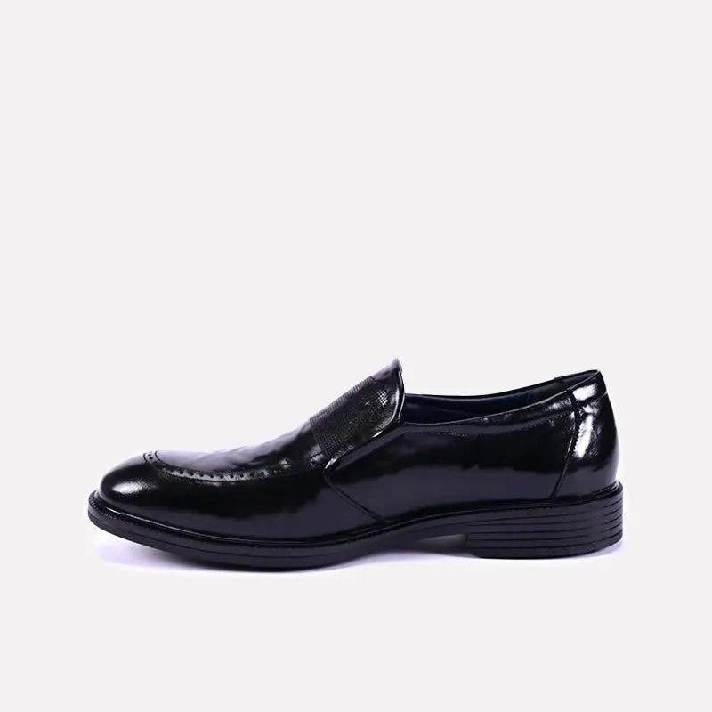 Hampton Black Glossy Dress Shoes 0111240