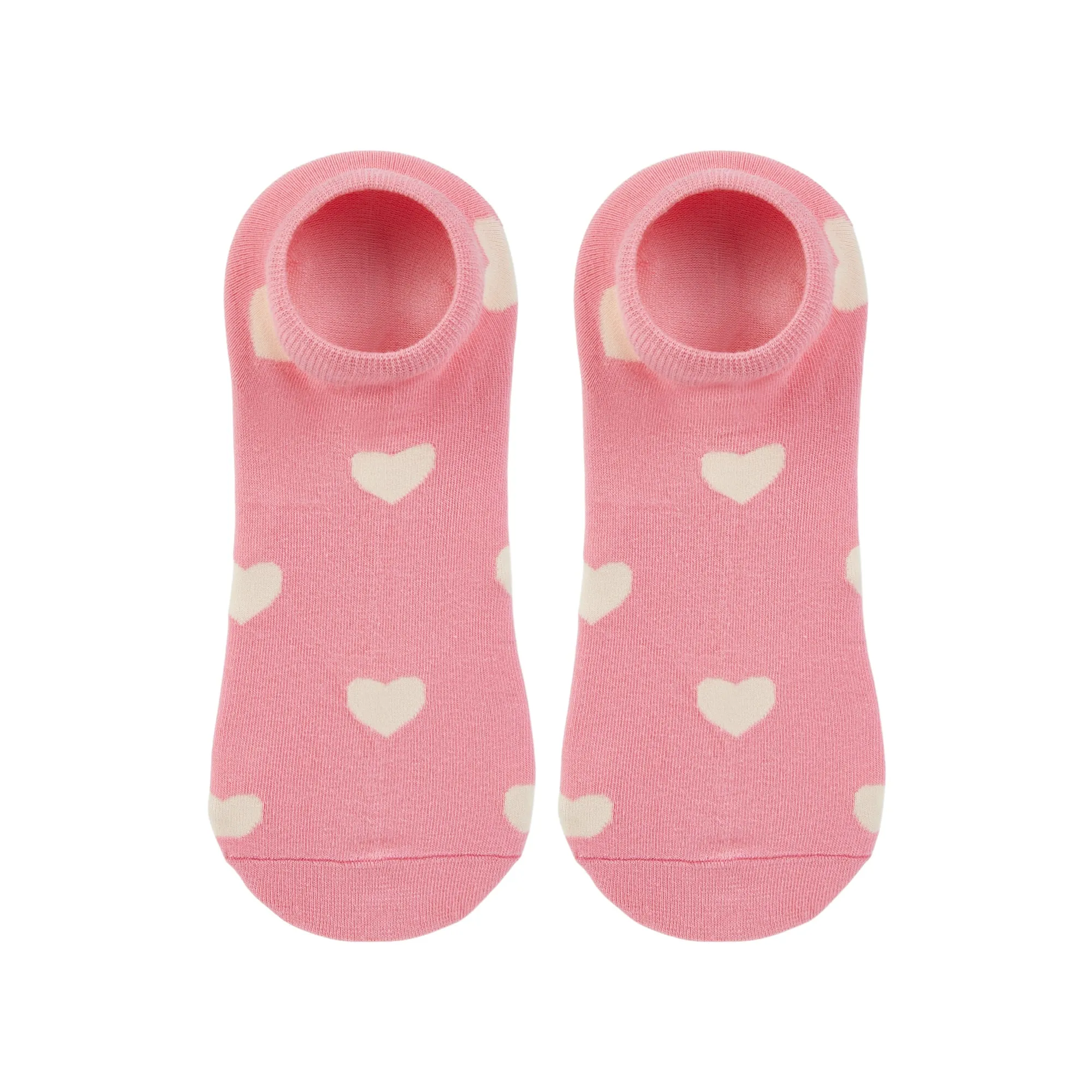 Hearts Printed Ankle Socks