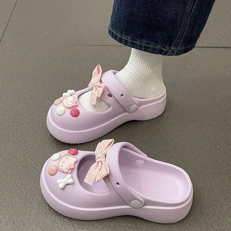 Hello Kitty Mary Jane Slipper Shoes